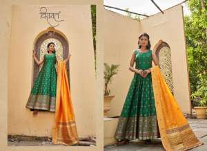 Virasat Presents Banarasiya Vol-2 Designer Readymade Long Gown