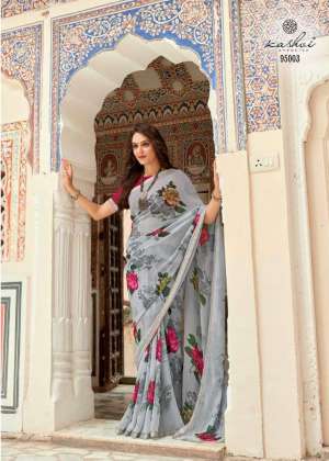 Swastik Georgette Printed Sarees Catalog