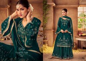 GLOSSY ANTRA CHINON GORGEOUS LOOK LEHNGHA CATALOG