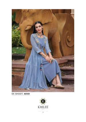 Presents Ek Soot Vol-2 Indo Western Shrug Style Koti With Kurti SET