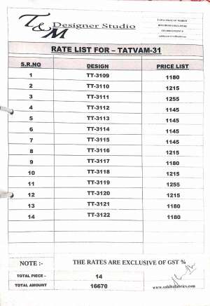 TATVAM VOL 31 saree