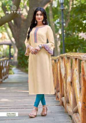 Mittoo Presents Mayurika Vol-10 Amazing Work Readymade Kurti