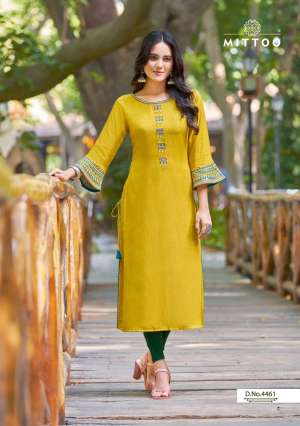 Mittoo Presents Mayurika Vol-10 Amazing Work Readymade Kurti