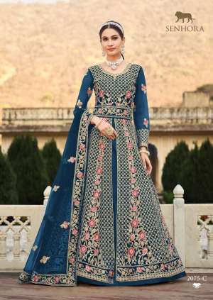 Presents Carolina Festive Wear Heavy Designer Anarkali Salwar Suits