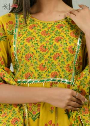 HALDI MEHNDI 2 KURTI WITH PANT DUPATTA