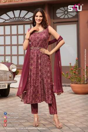 SILK GORGEOUS LOOK KURTI WITH PANT AND DUPATTA CATALOG