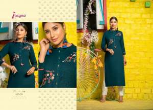 PSYNA POSHAK 10 RAYON ELEGANT KURTI 