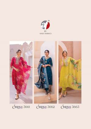 Anju Fabrics Shehnai vol -7 Kurti catalog