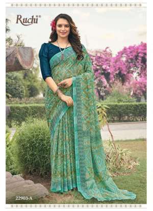 Ruchi Presents Aahana Fancy Daily Wear Sarees Catalog