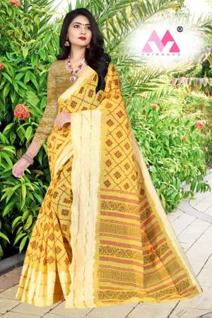SAREES SOFT COTTON LOOK SAREE CATALOG