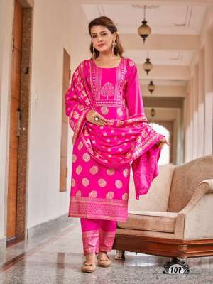 RAYON KURTI WITH PANT AND DUPATTA CATALOG