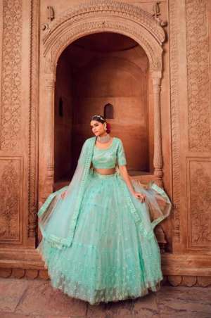 Vol-2 Exclusive Designer Partywear Heavy Nett Lehenga Choli