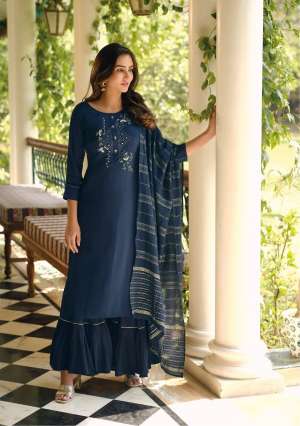 KALKI FASHION KHWAAB KURTI EITH BOTTOM AND DUPATTA