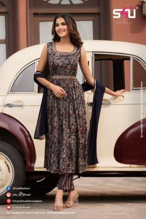 SILK GORGEOUS LOOK KURTI WITH PANT AND DUPATTA CATALOG