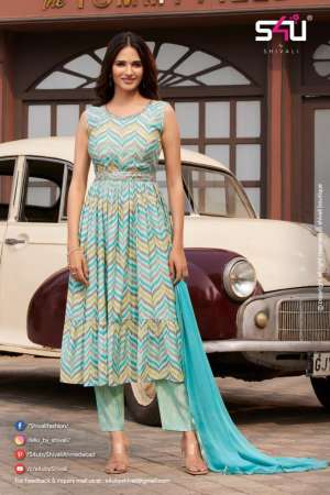 SILK GORGEOUS LOOK KURTI WITH PANT AND DUPATTA CATALOG