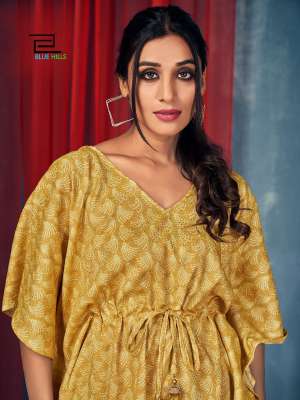 NEW AND MODERN STYLE KAFTAN KURTI CATALOG