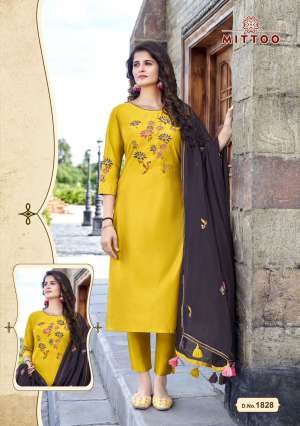 Vol-4 Summer Amazing Work Kurti With Pant And Dupatta