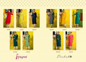 PSYNA POSHAK 10 RAYON ELEGANT KURTI 