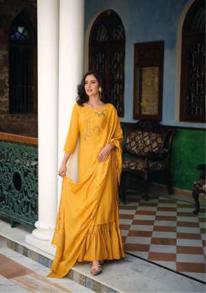 KALKI FASHION KHWAAB KURTI EITH BOTTOM AND DUPATTA