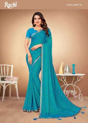 Ruchi Presents Jalpari Vol-10 Chiffon Casual Wear Sarees