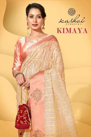 Kashvi Creation Presents Kimaya Organza Designer Sarees Catalog