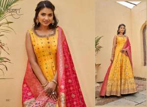 Virasat Presents Banarasiya Vol-2 Designer Readymade Long Gown