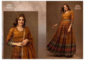 Resents Tyohaar Designer Readymade Printed Gown Catalog
