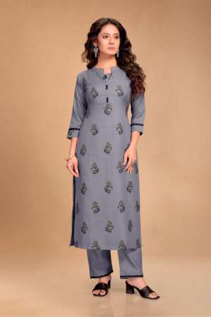 TO 009 COTTON EXCLUSIVE PRINT KURTI WITH BOTTOM SIZE SET