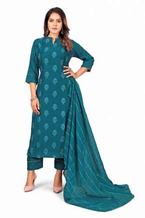 CHINON ATTRACTIVE LOOK KURTI BOTTOM WITH DUPATTA CATALOG