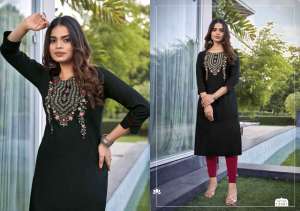 KALAROOP BY KAJREE LILY 24 RAYON INNOVATIVE LOOK KURTI 