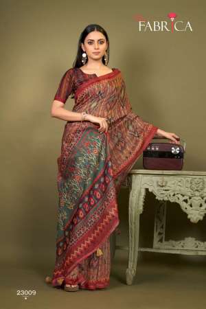 The Fabrica Presents Stelvin Cotton Daily Wear Sarees