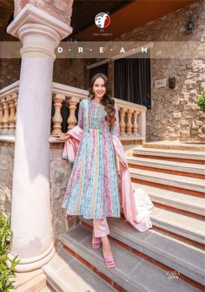 Zara Vol-3 Fantastic Print Kurti With Pant And Dupatta