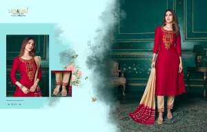 LILY AND LALI MEERA TOP BOTTOM WITH DUPATTA CATALOG