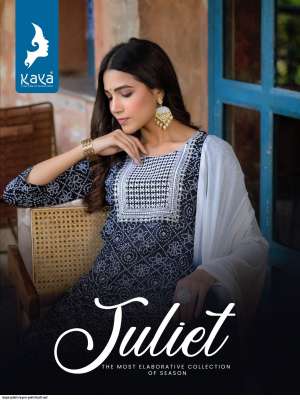 KAYA JULIET RAYON PRINT KURTI SET