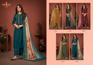 TUNIC HOUSE HASEENA TOP BOTTOM AND DUPATTA