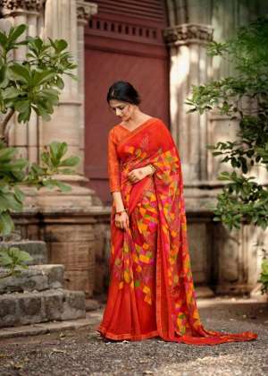 Kashvi Creation Presents Jasleen Georgette Printed Sarees
