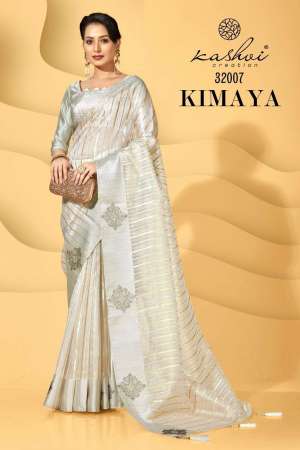 Kashvi Creation Presents Kimaya Organza Designer Sarees Catalog