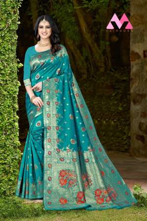 VIVERA INTERNATIONAL MITRA4 SAREES BANARASI SILK INNOVATIVE LOOK SAREE CATALOG