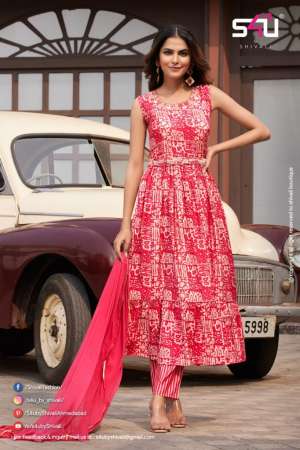 SILK GORGEOUS LOOK KURTI WITH PANT AND DUPATTA CATALOG