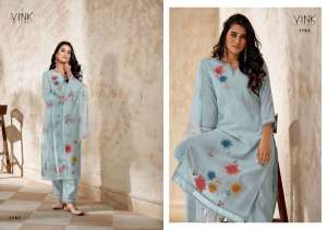 Presents Trinity Readymade Flower Print Kurti With Pant And Dupatta