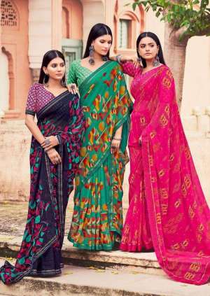 Supriya Georgette Printed Sarees