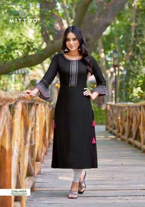 Mittoo Presents Mayurika Vol-10 Amazing Work Readymade Kurti