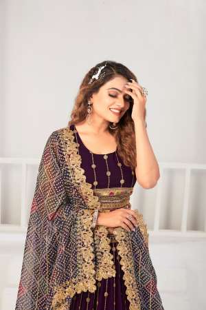 AMOHA TRENDZ D NO C 1963 VISCOSE INNOVATIVE LOOK LEHNGHA CATALOG