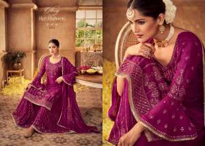 GLOSSY ANTRA CHINON GORGEOUS LOOK LEHNGHA CATALOG