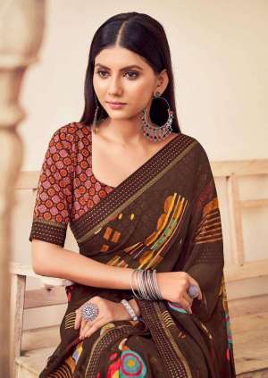 Supriya Georgette Printed Sarees