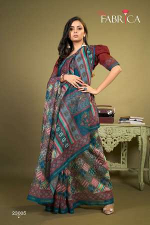 The Fabrica Presents Stelvin Cotton Daily Wear Sarees