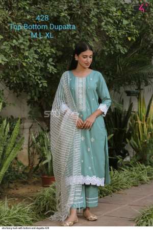 S4U 428 KURTI WITH BOTTOM AND DUPATTA SIZE SET