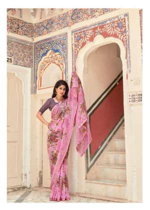 Swastik Georgette Printed Sarees Catalog