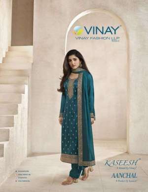 Vinay Presents Kaseesh Aanchal Designer Heavy Work Festive Wear Salwar Suits