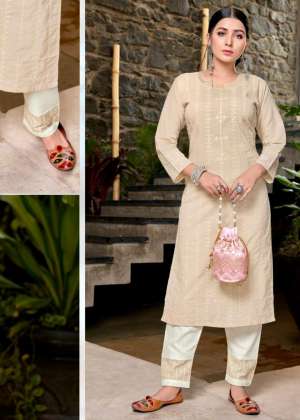 channel 9 SHALEEN KURTI WITH PANT 1004